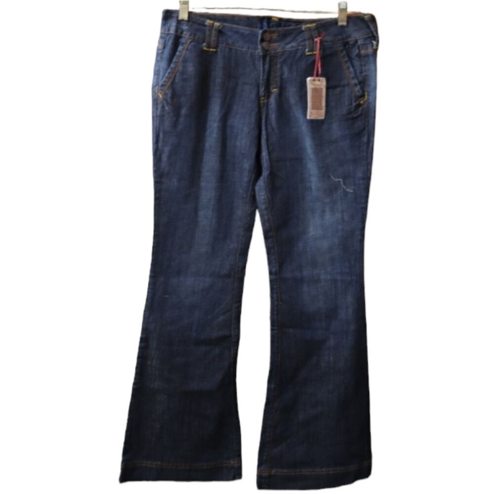 Decree Vintage Flare Denim Y2k Low Rise Jean's NOS Juniors 13